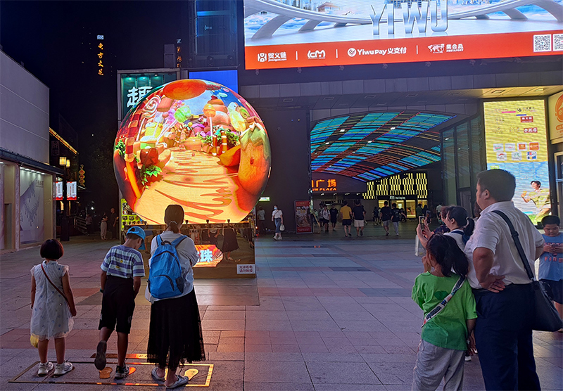 广州北京路LED球幕屏项目